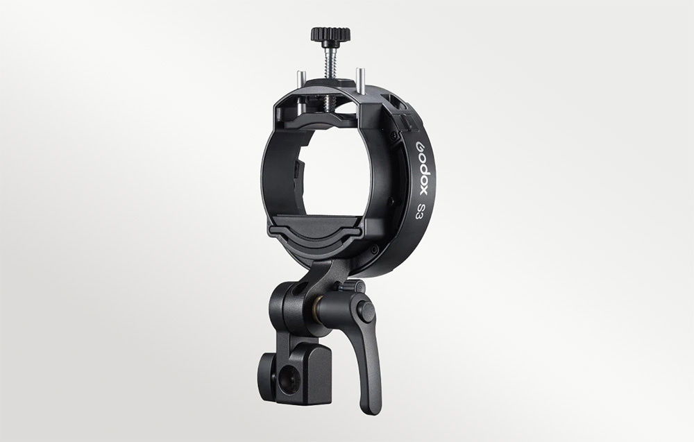 „Godox S3 Speedlite“ blykstės laikiklis (Bowens jungtis) aprašymas - Prekės nuotrauka