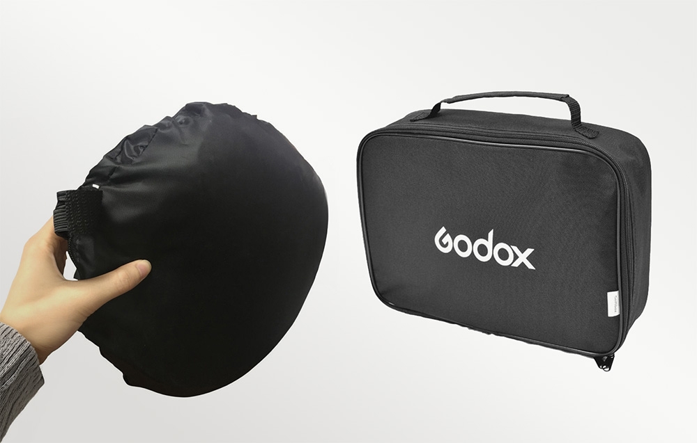 Godox S type Bracket Bowens + Softbox 80x80cm aprašymas - Prekės nuotrauka