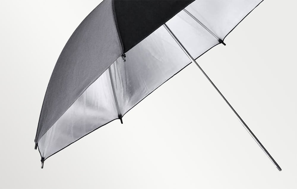 Godox UB-002 Juodas and Sidabrinis Umbrella 84cm aprašymas - Prekės nuotrauka