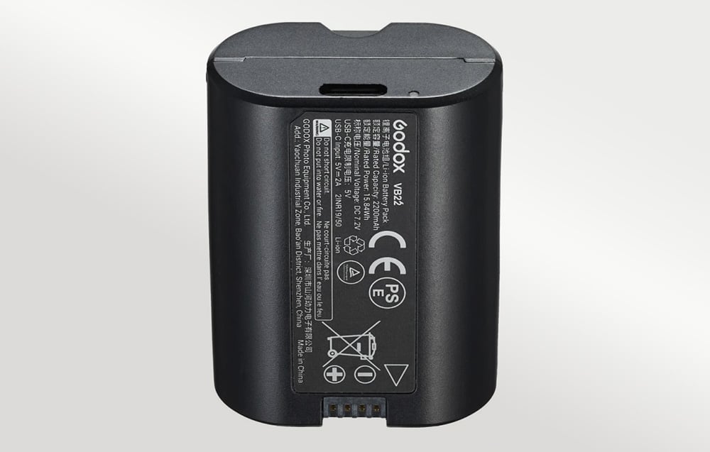 Godox V1 Mid blykstė, skirta Nikon aprašymas - Prekės nuotrauka
