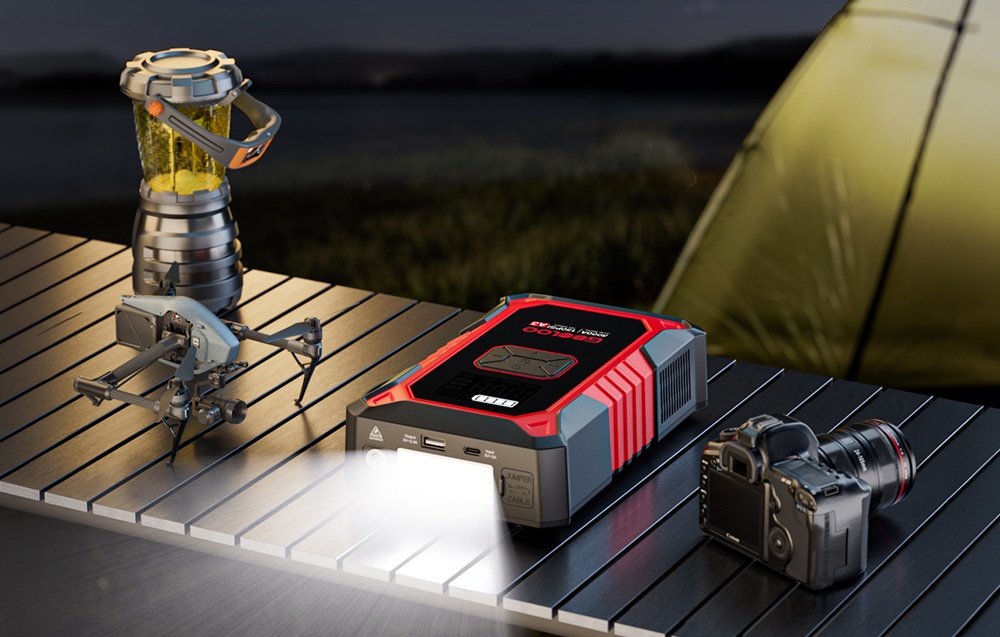 GOOLOO A3 2-in-1 Jump Starter with Compressor aprašymas - Prekės nuotrauka