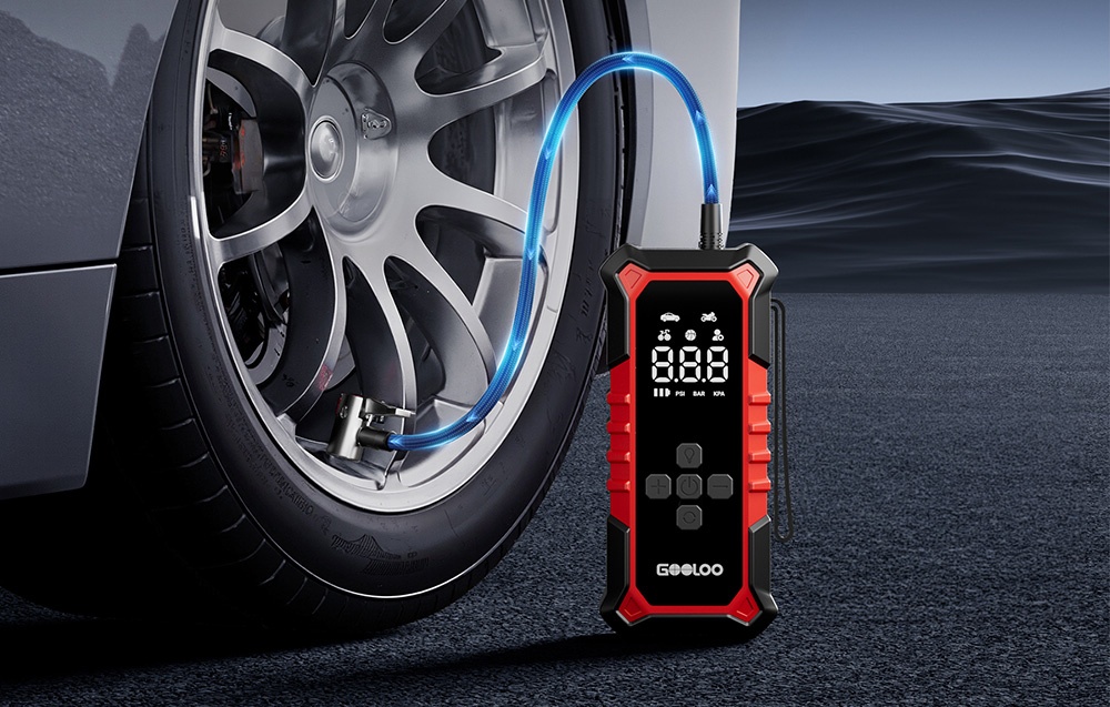 GOOLOO A6 Gear Air Compressor aprašymas - Prekės nuotrauka