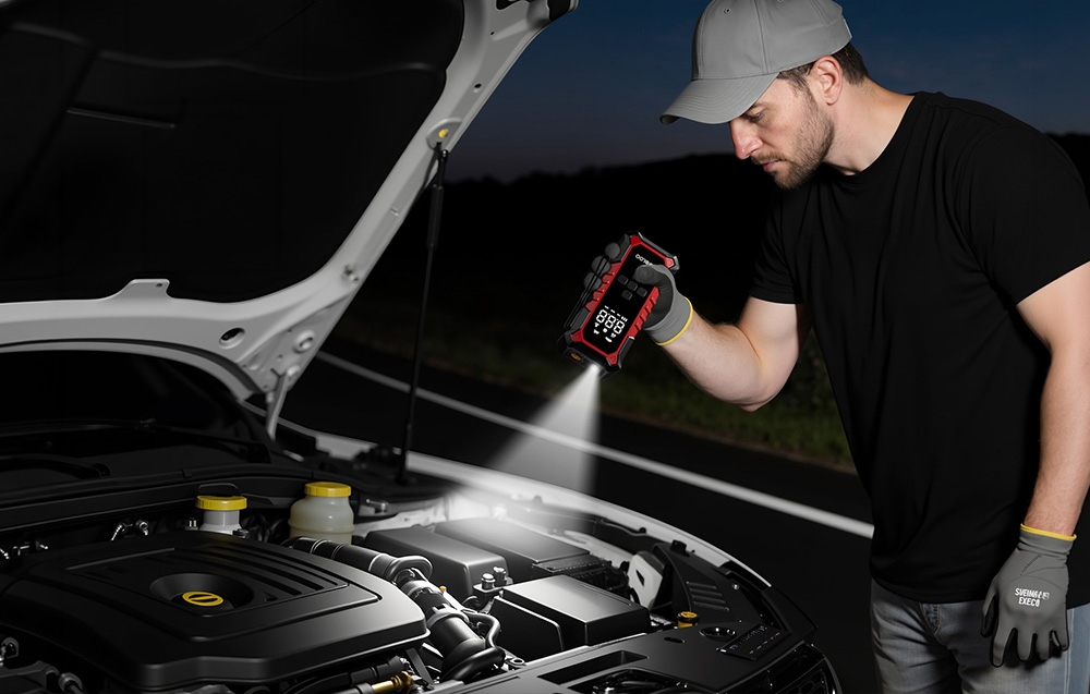 GOOLOO A6 Gear Air Compressor aprašymas - Prekės nuotrauka