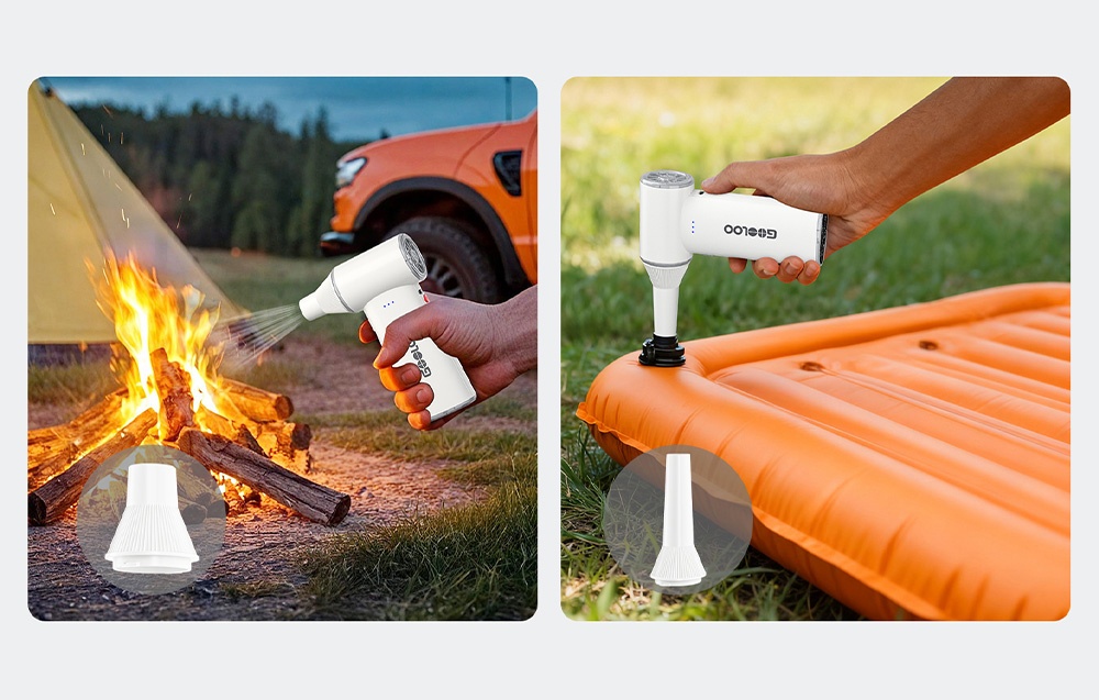 GOOLOO F3 Electric Blower (Baltas) aprašymas - Prekės nuotrauka