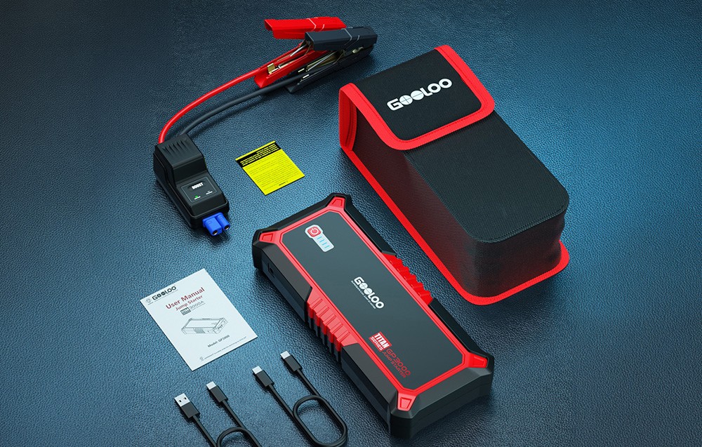 GOOLOO GP3000 59.2Wh Jump Starter aprašymas - Prekės nuotrauka
