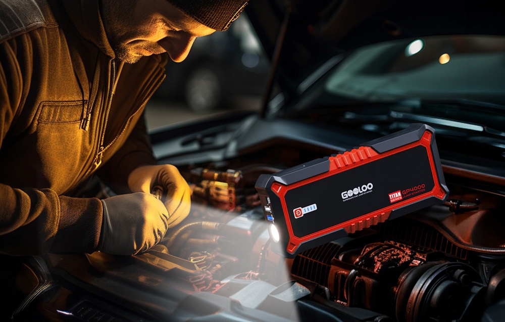 GOOLOO GP4000 74Wh Jump Starter aprašymas - Prekės nuotrauka