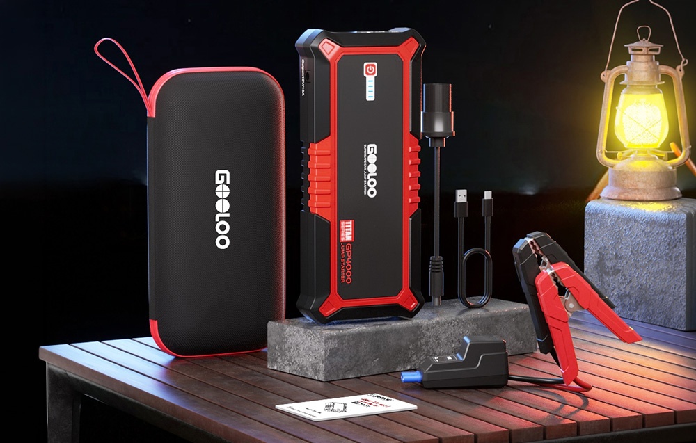 GOOLOO GP4000 74Wh Jump Starter aprašymas - Prekės nuotrauka
