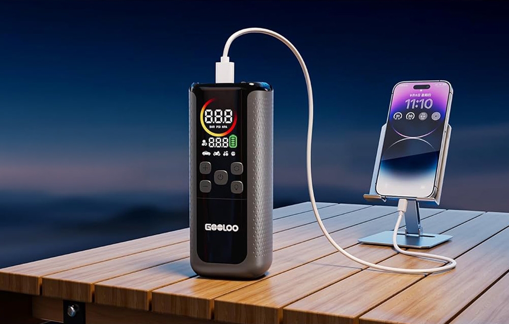 Oro Kompresorius - GOOLOO GT160 Dviejų Cilindrų 160 PSI aprašymas - Prekės nuotrauka Oro Kompresorius - GOOLOO GT160 Dviejų Cilindrų 160 PSI aprašymas - Prekės nuotrauka