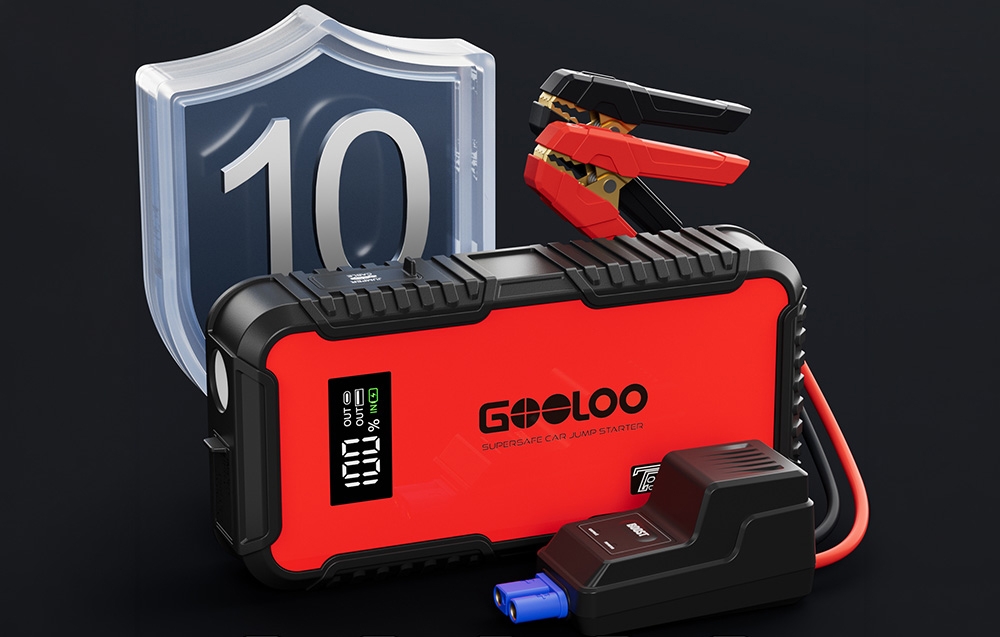 GOOLOO GT3000 44.4Wh Jump Starter aprašymas - Prekės nuotrauka