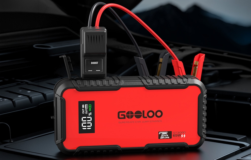 GOOLOO GT3000 44.4Wh Jump Starter aprašymas - Prekės nuotrauka