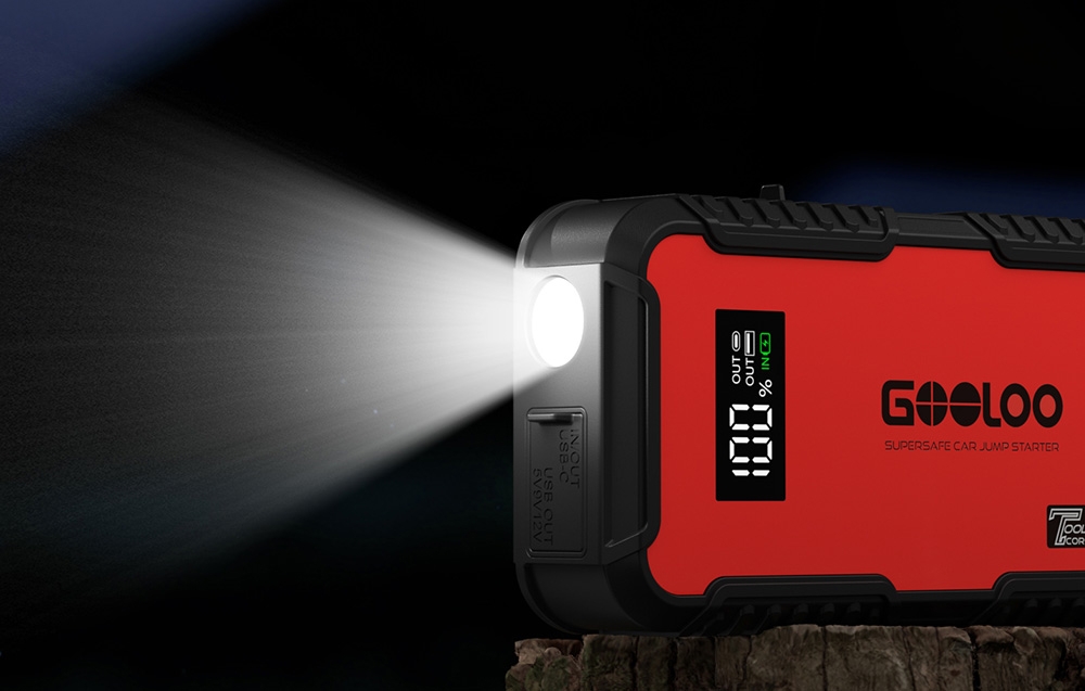 GOOLOO GT3000 44.4Wh Jump Starter aprašymas - Prekės nuotrauka