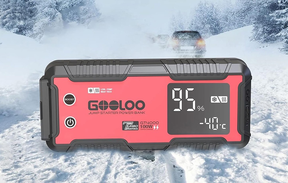 GOOLOO GT4000 74Wh Jump Starter aprašymas - Prekės nuotrauka