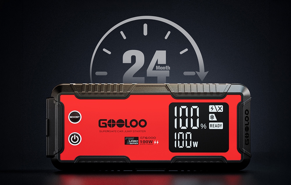 GOOLOO GT6000 99.9Wh Jump Starter aprašymas - Prekės nuotrauka