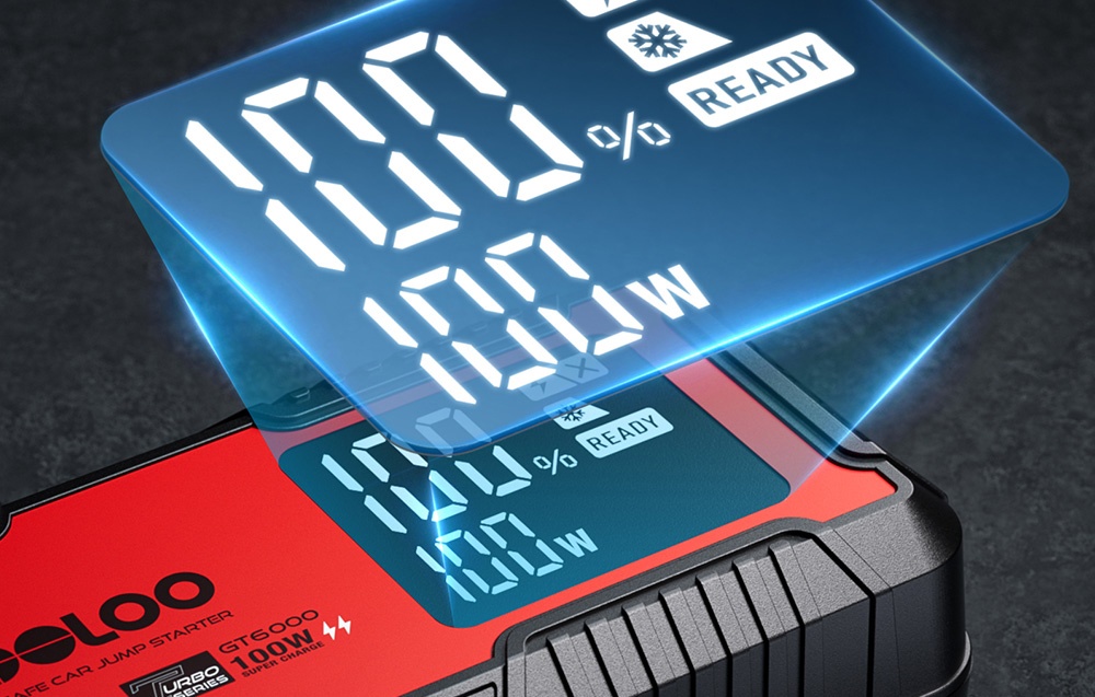 GOOLOO GT6000 99.9Wh Jump Starter aprašymas - Prekės nuotrauka