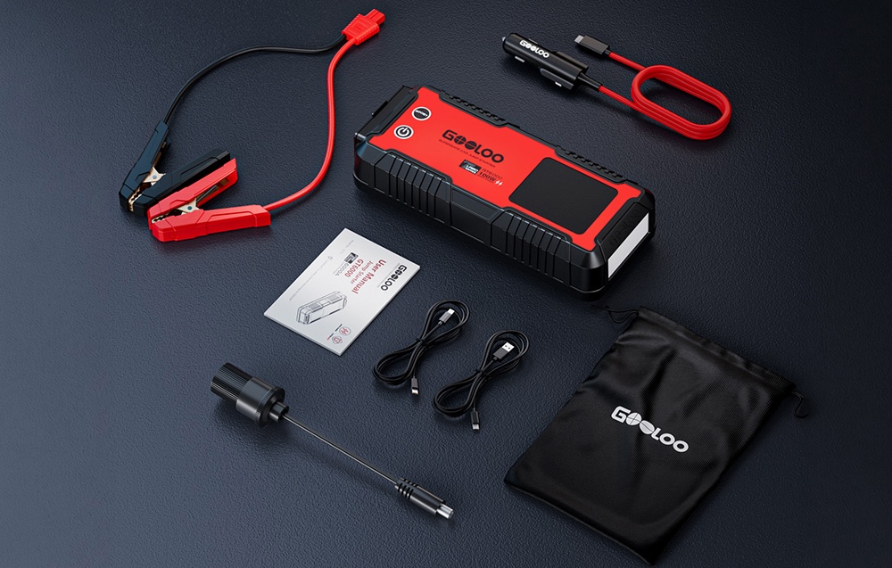GOOLOO GT6000 99.9Wh Jump Starter aprašymas - Prekės nuotrauka