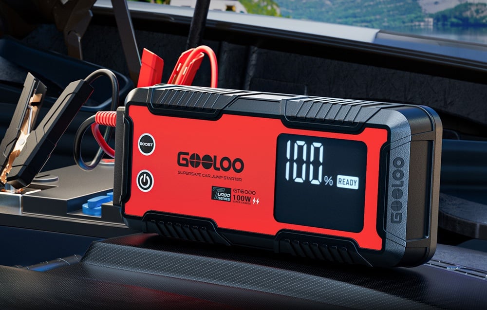 GOOLOO GT6000 99.9Wh Jump Starter aprašymas - Prekės nuotrauka