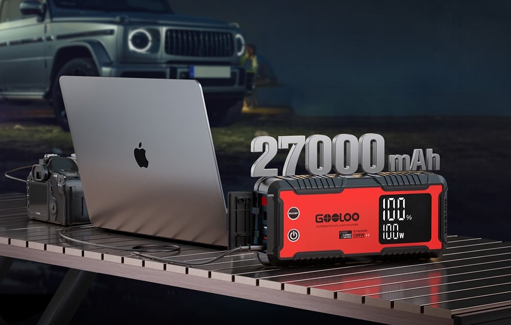 GOOLOO GT6000 99.9Wh Jump Starter aprašymas - Prekės nuotrauka