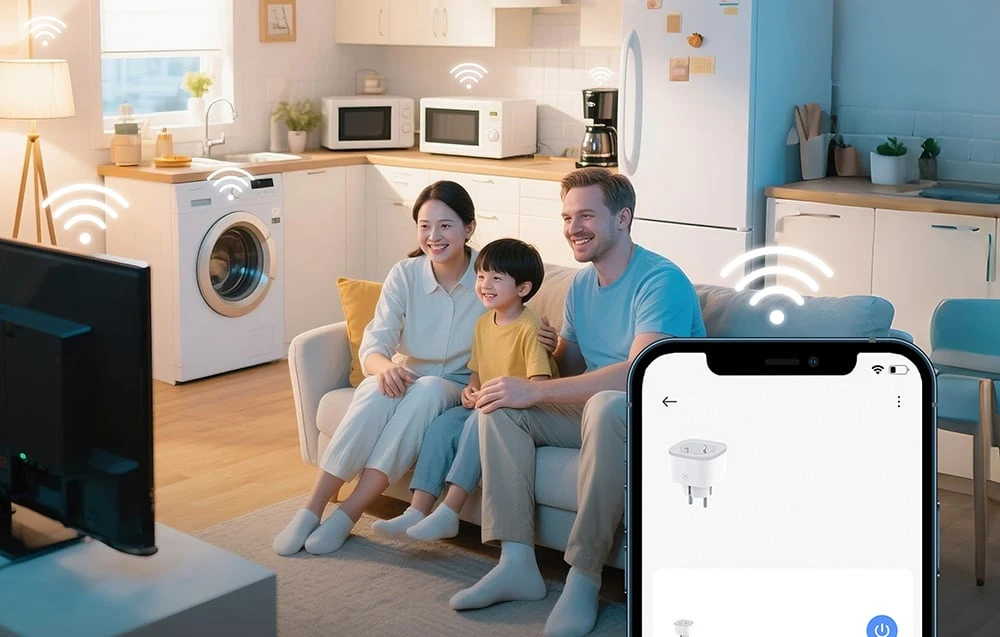 Gosund EP8-M 16A WiFi smart socket Xiaomi aprašymas - Prekės nuotrauka