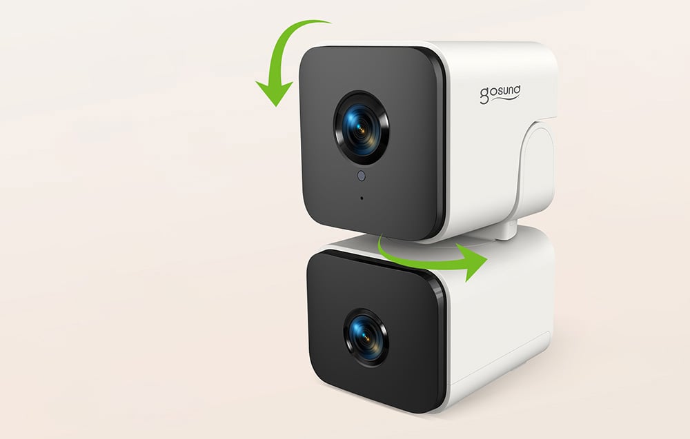 Gosund PC12 išmanioji dviguba WiFi kamera (1920 x 2160 H.265, Tuya) aprašymas - Prekės nuotrauka Gosund PC12 išmanioji dviguba WiFi kamera (1920 x 2160 H.265, Tuya) aprašymas - Prekės nuotrauka