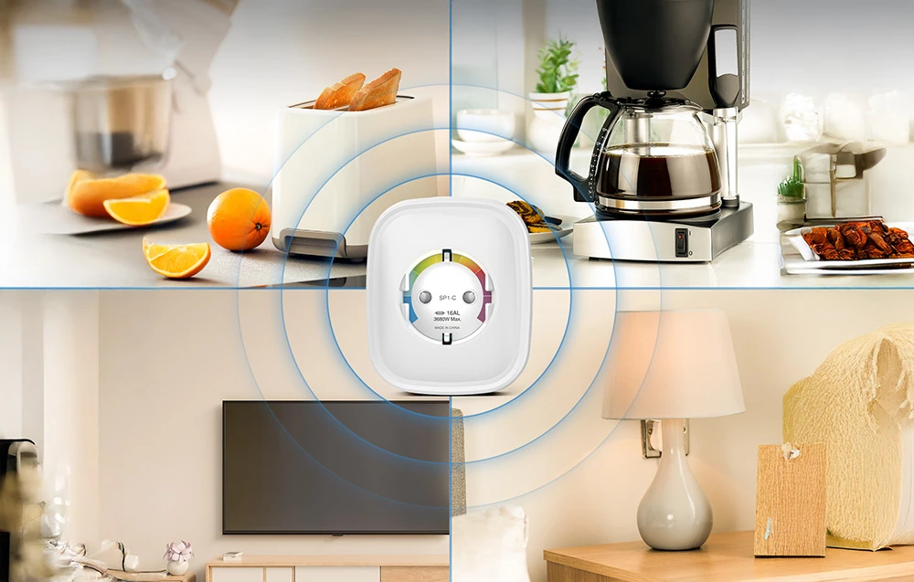 Gosund SP1-HE išmanusis WiFi lizdas, 2 vnt, (HomeKit) (dviejų vnt, pakuotėje) 16A aprašymas - Prekės nuotrauka