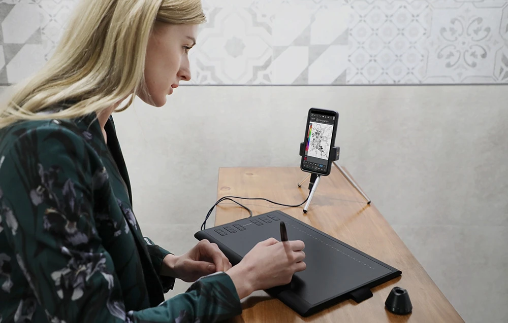 Grafinė planšetė HUION Inspiroy H1060P aprašymas - Prekės nuotrauka