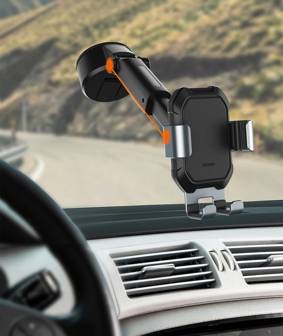 Gravity automobilinis laikiklis Baseus Tank telefonui su siurbtuku - Juodas aprašymas - Prekės nuotrauka Gravity automobilinis laikiklis Baseus Tank telefonui su siurbtuku - Juodas aprašymas - Prekės nuotrauka