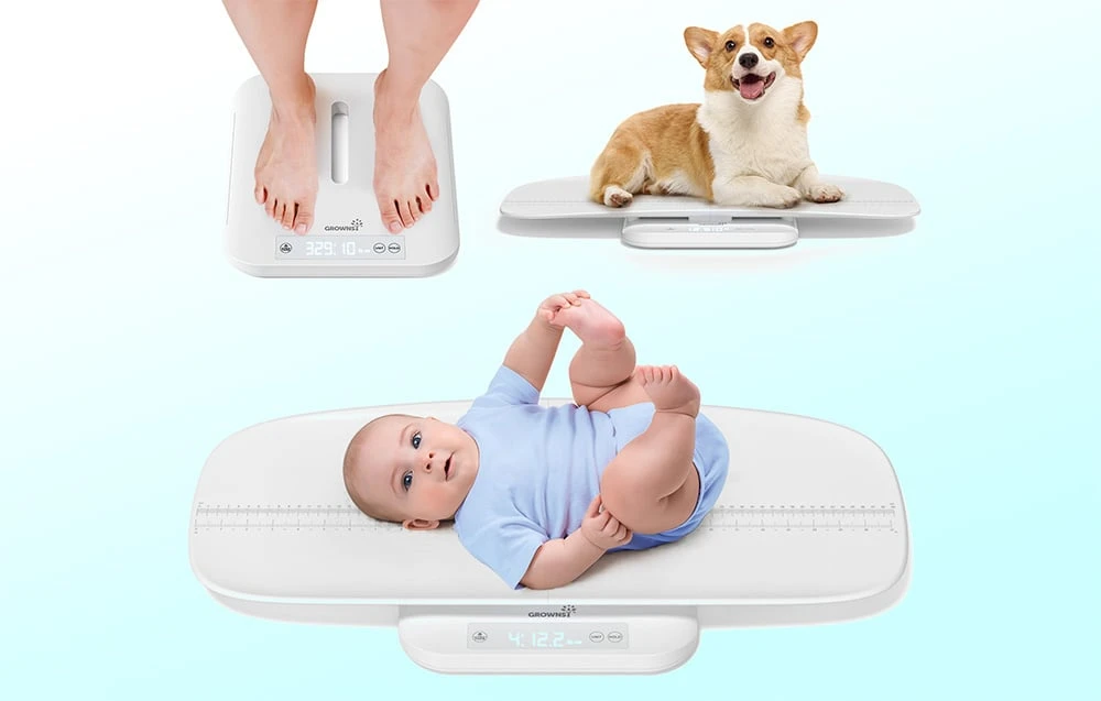 Svarstyklės Grownsy B12H multifunctional baby scale aprašymas - Prekės nuotrauka