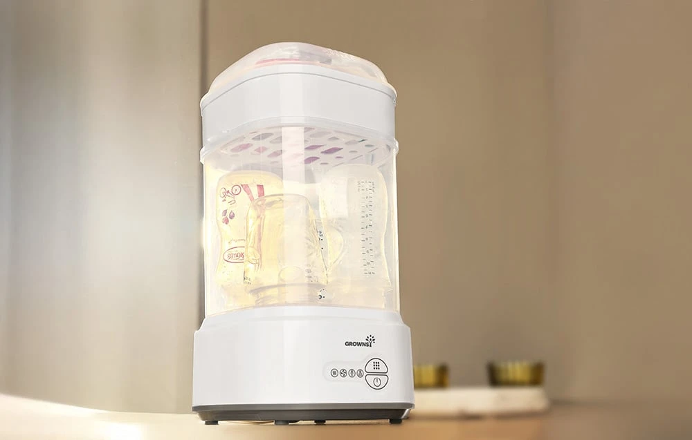 Virtuvinis kombainas Grownsy bottle sterilizer with dryer (pilka) aprašymas - Prekės nuotrauka