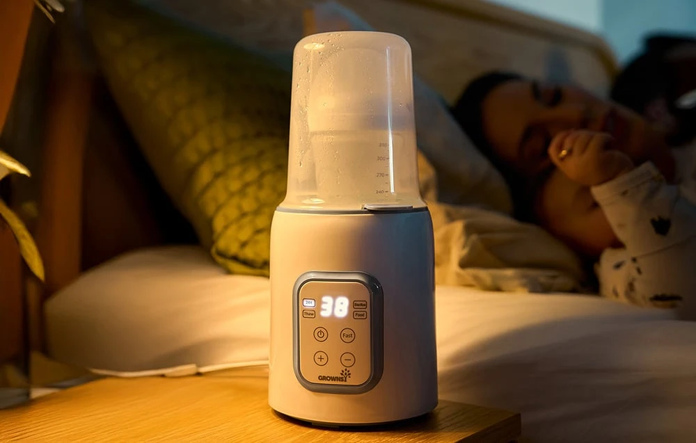 Grownsy bottle warmer (pilka) aprašymas - Prekės nuotrauka