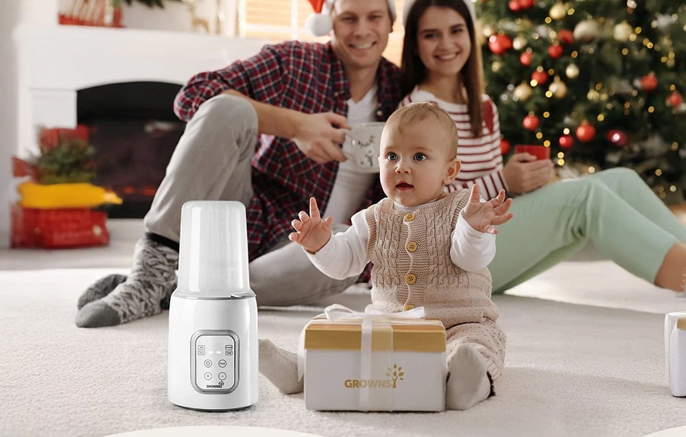 Grownsy bottle warmer (pilka) aprašymas - Prekės nuotrauka