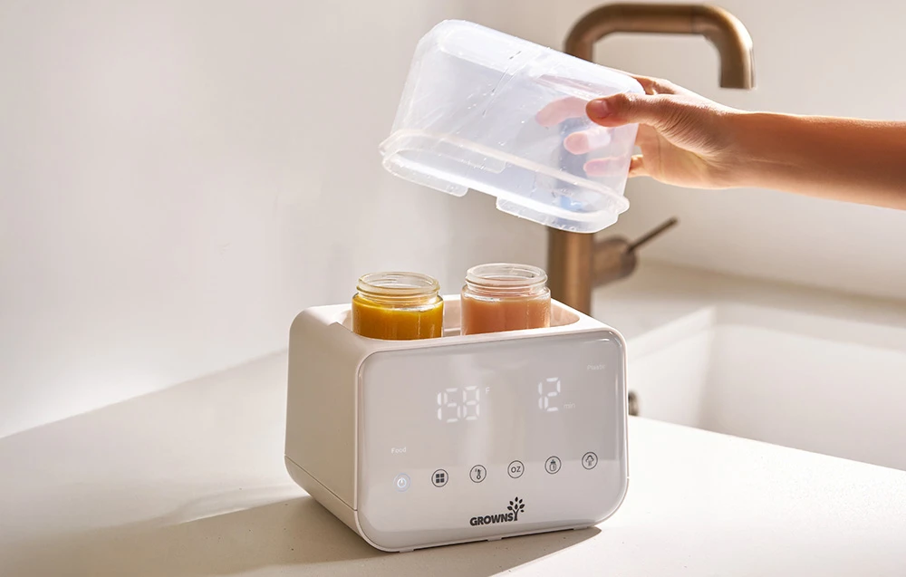 Grownsy double bottle warmer aprašymas - Prekės nuotrauka