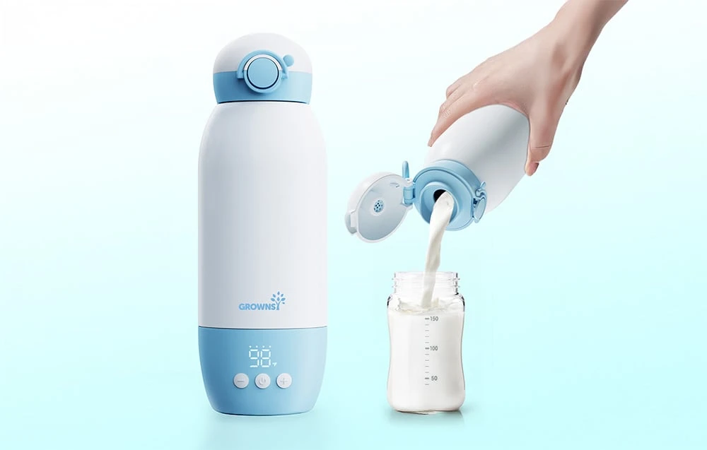 Grownsy portable milk warmer aprašymas - Prekės nuotrauka