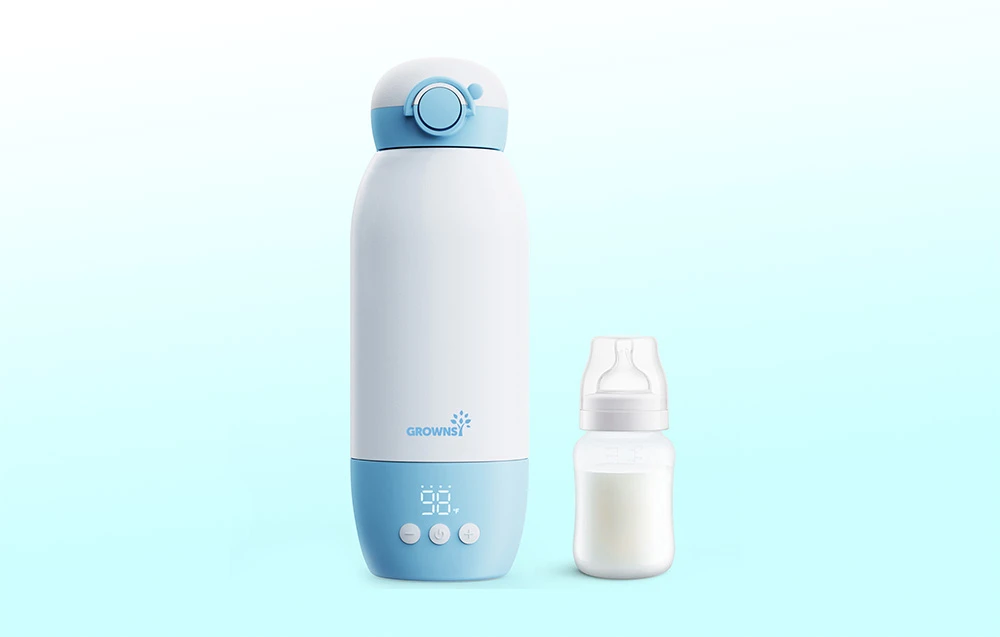 Grownsy portable milk warmer aprašymas - Prekės nuotrauka