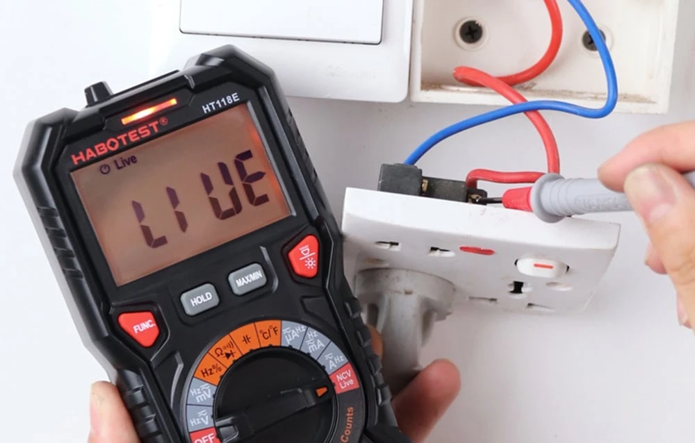 „Habotest HT118E“ universalus skaitmeninis multimetras su true RMS NCV aprašymas - Prekės nuotrauka