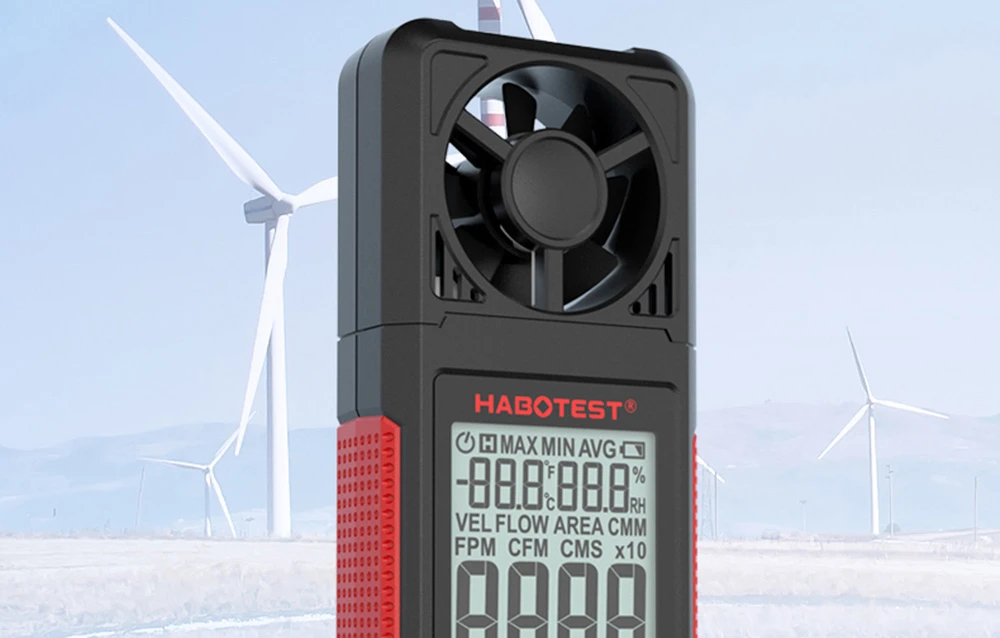 Skaitmeninis anemometras Habotest HT605 aprašymas - Prekės nuotrauka