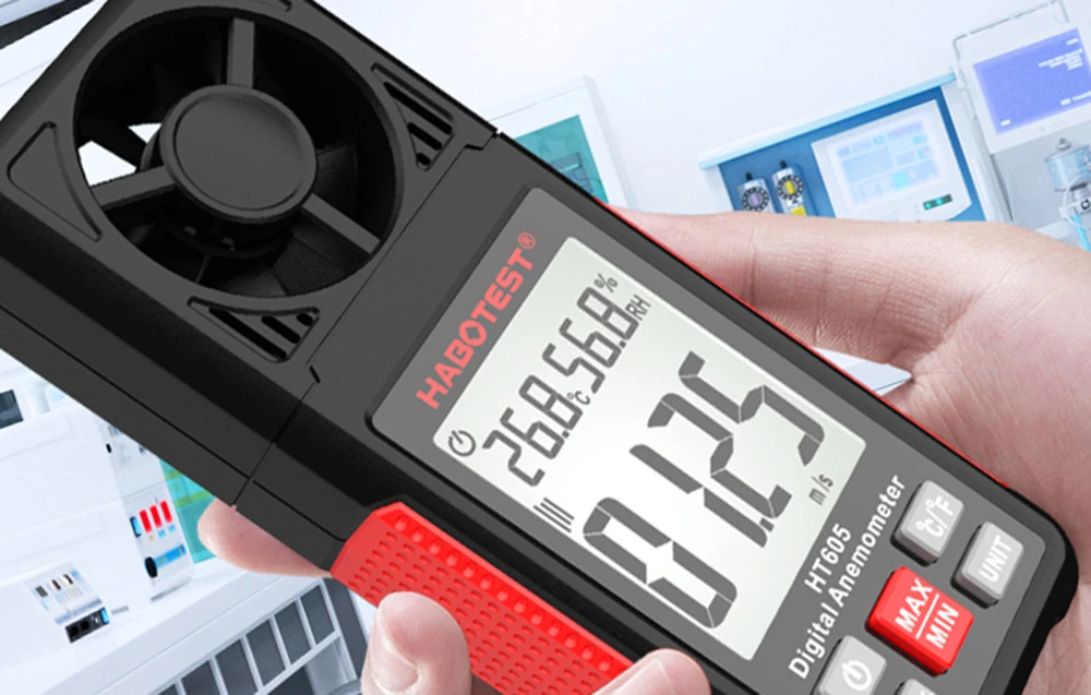 Skaitmeninis anemometras Habotest HT605 aprašymas - Prekės nuotrauka