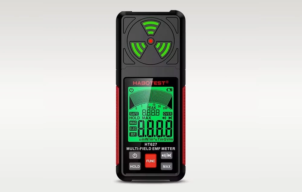 Habotest HT627 elektromagnetinio lauko matuoklis aprašymas - Prekės nuotrauka Habotest HT627 elektromagnetinio lauko matuoklis aprašymas - Prekės nuotrauka