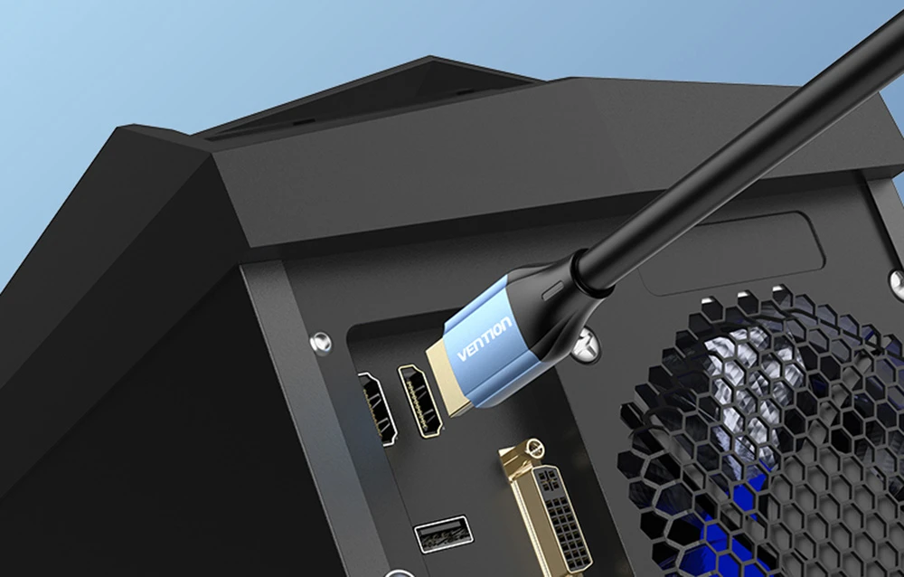 Vention HDMI 4K HD 10 m kabelio ventiliacija ALHSL (mėlyna) aprašymas - Prekės nuotrauka Vention HDMI 4K HD 10 m kabelio ventiliacija ALHSL (mėlyna) aprašymas - Prekės nuotrauka