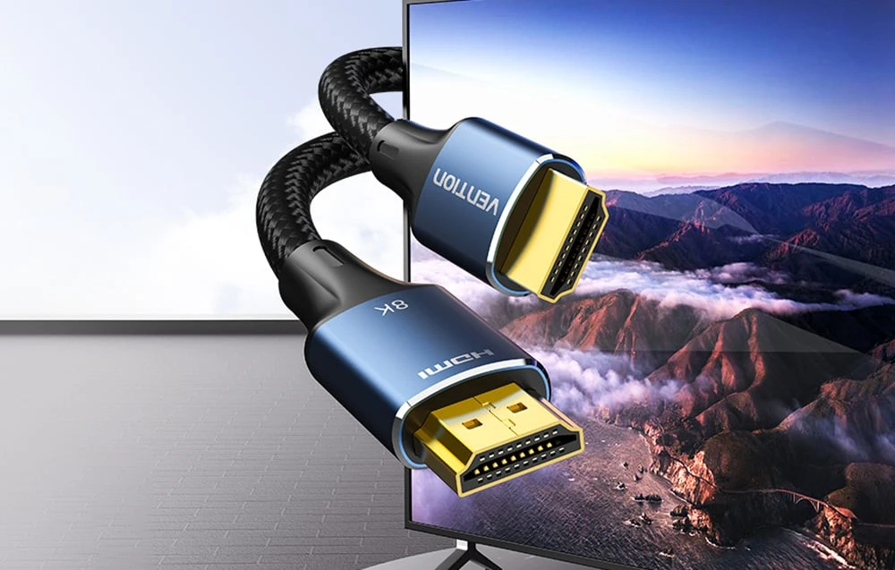 Vention HDMI-A 8K kabelis 2 m ventiliacija ALGLH (mėlyna) aprašymas - Prekės nuotrauka Vention HDMI-A 8K kabelis 2 m ventiliacija ALGLH (mėlyna) aprašymas - Prekės nuotrauka