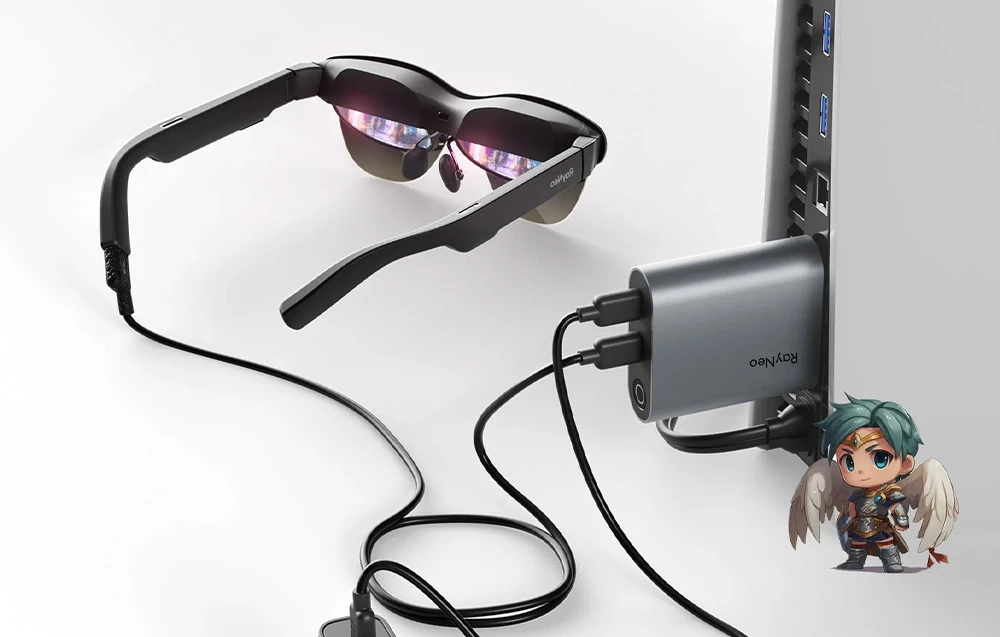 HDMI–USB-C adapteris AR RayNeo akiniams įkrauti aprašymas - Prekės nuotrauka