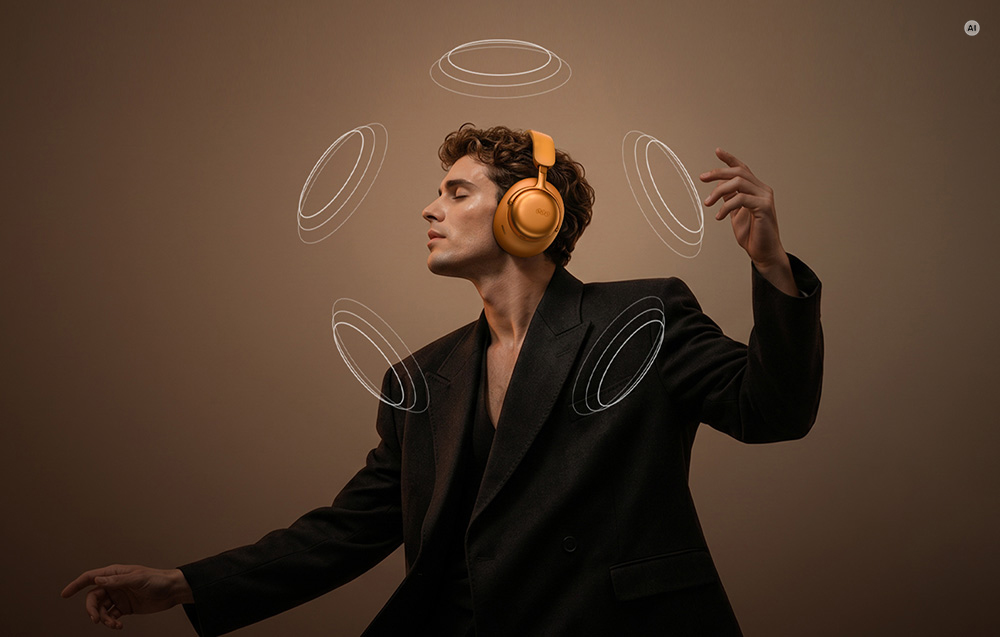 Ausinės QCY H6 Ultra (oranžinis) aprašymas - Prekės nuotrauka
