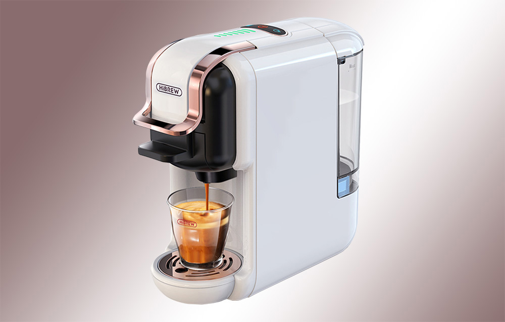 HiBREW H2B 5-in-1 kapsulinis kavos aparatas - baltas aprašymas - Prekės nuotrauka HiBREW H2B 5-in-1 kapsulinis kavos aparatas - baltas aprašymas - Prekės nuotrauka