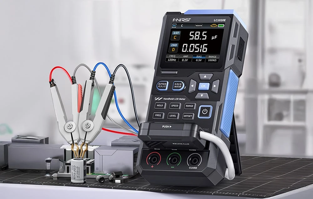 High-precision handheld LCR meter FNIRSI LC1020E aprašymas - Prekės nuotrauka