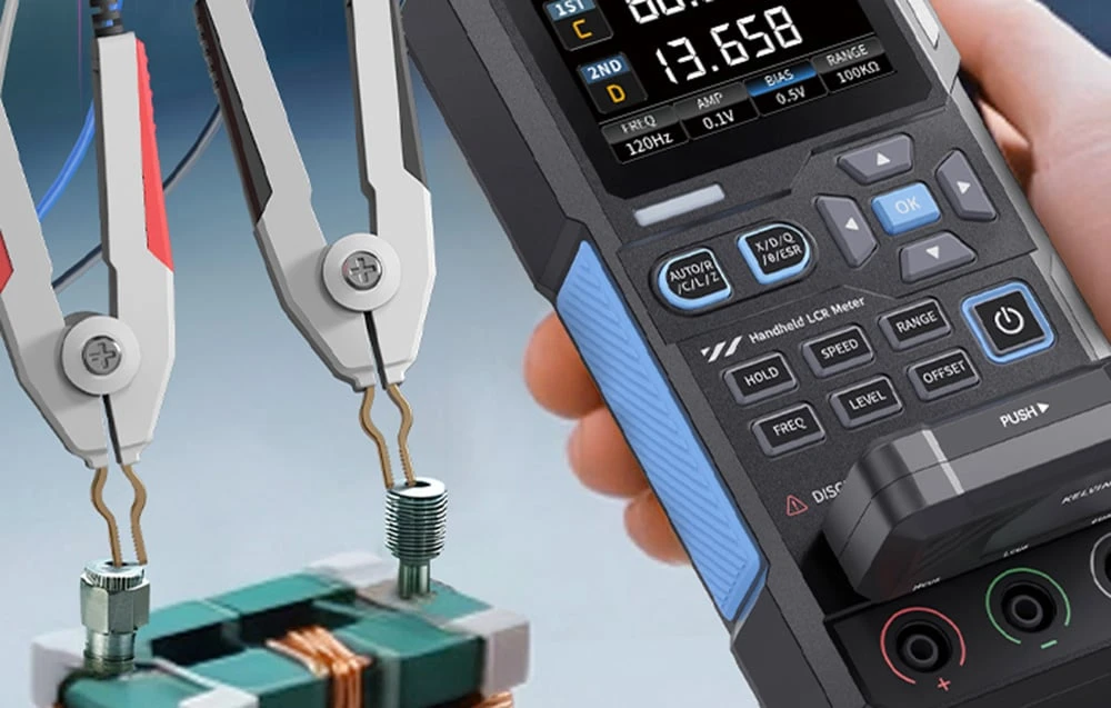 High-precision handheld LCR meter FNIRSI LC1020E aprašymas - Prekės nuotrauka