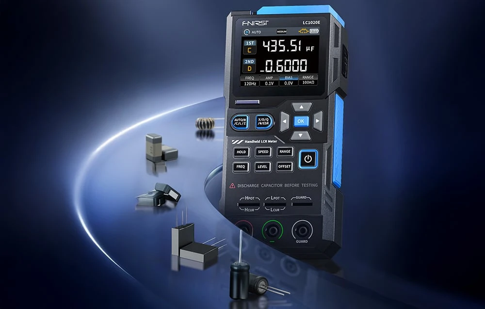 High-precision handheld LCR meter FNIRSI LC1020E aprašymas - Prekės nuotrauka
