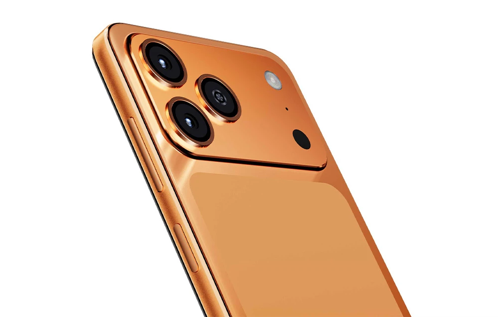 HOTWAV A17 Pro Max Išmanusis telefonas (Oranžinis) aprašymas - Prekės nuotrauka