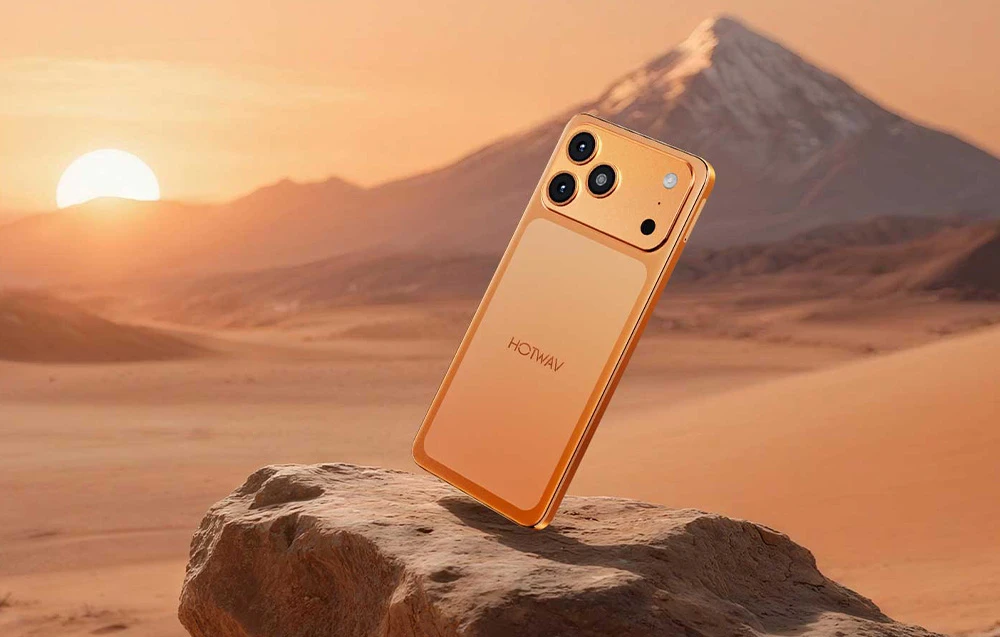 HOTWAV A17 Pro Max Išmanusis telefonas (Oranžinis) aprašymas - Prekės nuotrauka