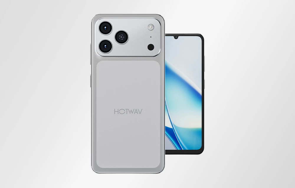 HOTWAV A17 Pro Max smartphone (sidabrinis) aprašymas - Prekės nuotrauka