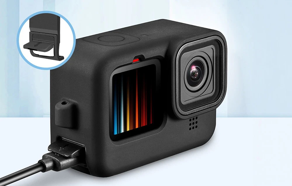 Korpuso dėklas PULUZ, skirtas GoPro Hero 9 / Hero 10 / Hero 11 / Hero 12 (juodas) aprašymas - Prekės nuotrauka