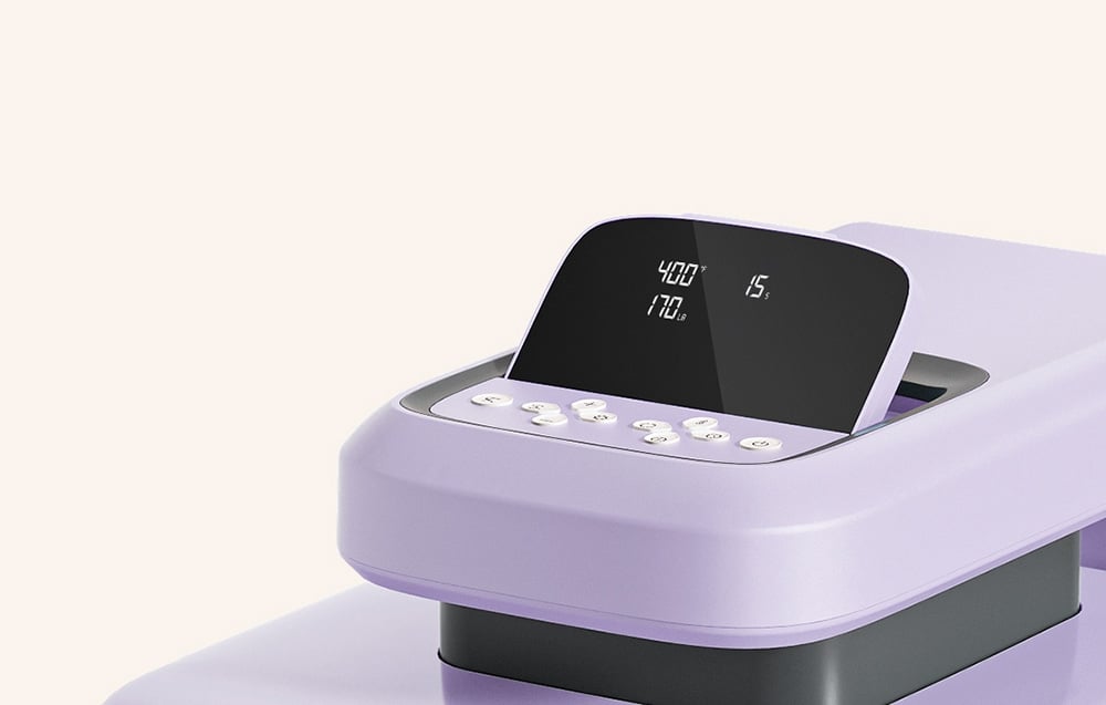 Spausdintuvas HTVRONT Auto 2 Digit Heat Transfer Press (Violetinė) aprašymas - Prekės nuotrauka